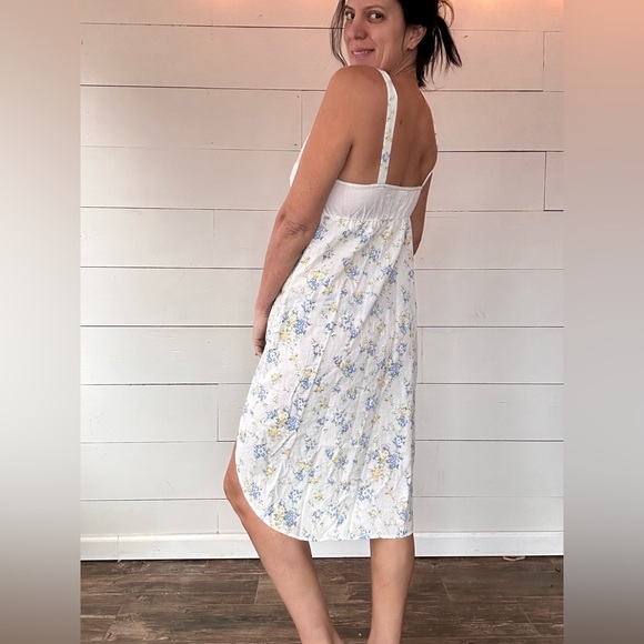 Vintage Floral Nightgown Pullover SECRET TREASURES Large - Picture 3 of 5